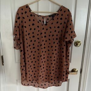 41 Hawthorn Pink Short Sleeve Relaxed Blouse